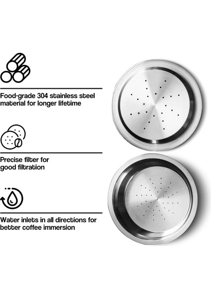 1 Milyon Kapsül Tarzı Lavazaa Için Icafilaspaslanmaz Çelik A Modo Mio Lavazzaa Jolietiny & L Esprıa Için Yeniden Kullanılabilir Kahve Kapsül Filtresi (Yurt Dışından) fiyatları