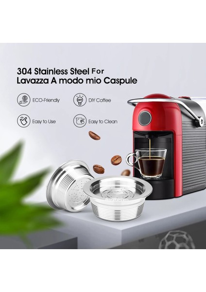1 Milyon Kapsül Tarzı Lavazaa Için Icafilaspaslanmaz Çelik A Modo Mio Lavazzaa Jolietiny & L Esprıa Için Yeniden Kullanılabilir Kahve Kapsül Filtresi (Yurt Dışından) fırsatları
