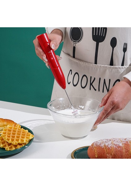 Kırmızı Stil USB Elektrikli Çırpma Kahve Süt Içecek Mikser Karıştırma Kafası Çırpma Silindirik Saplı Şarj Edilebilir Ayarlanabilir Gıda Karıştırıcı (Yurt Dışından) indirimleri