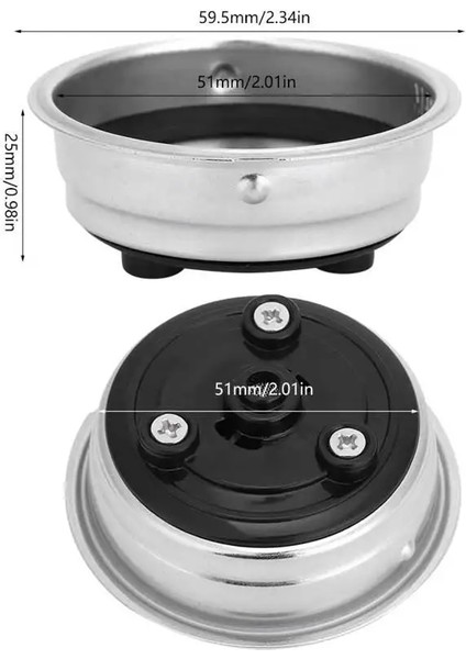 Tek Kupa Stili Ayrılabilir Paslanmaz Çelik Kahve Filtre Sepeti Süzgeç Kahve Makinesi Filtre Ev Ofis Kahve Makinesi Aksesuarları Için (Yurt Dışından)