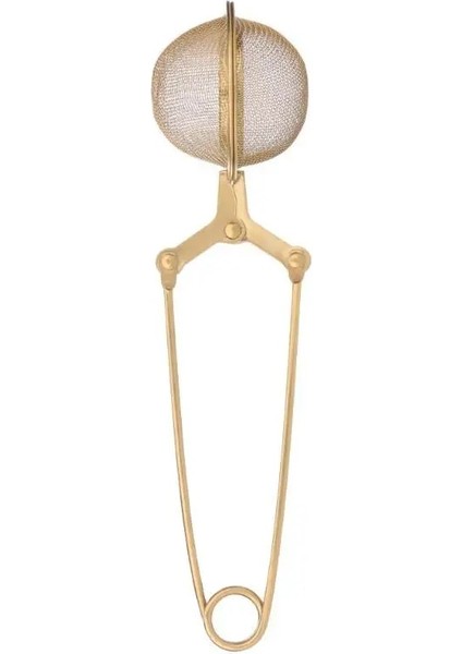 No.1 Tarzı Altın Paslanmaz Çelik Çay Demlik Küre Örgü Çay Süzgeç Ot Baharat Filtre Difüzör Çaydanlık Kupa Teaware Çay Aksesuarları (Yurt Dışından)