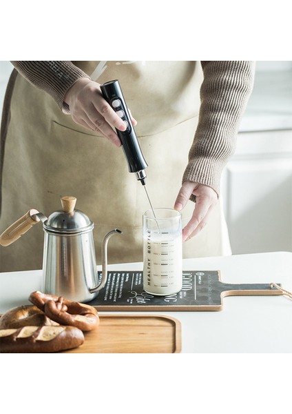 Yeşil Stil 3'ü 1 Arada Elektrikli El Sütü Köpürtücü Blender Taşınabilir Şarj Edilebilir Köpük Makinesi Yüksek Hızlı Içecek Mikseri Kahve Köpürtme Çubuğu (Yurt Dışından)