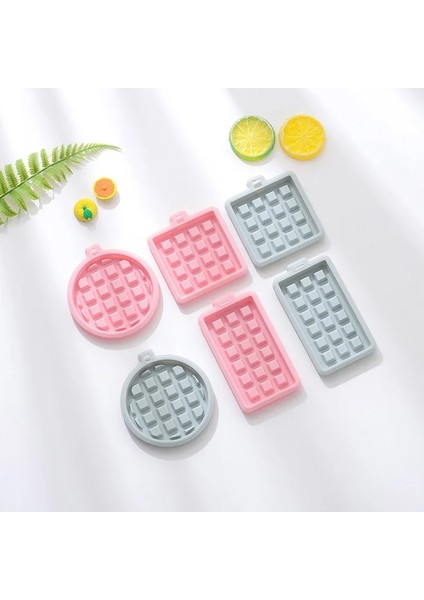 Pembe Tarzı Yüksek Sıcaklık Dayanımı Malzeme Silikon Waffle Kalıpları Kalp Yuvarlak Kare Pişirme Kek Kalıbı Çikolatalı Bisküvi Pasta Kalıpları (Yurt Dışından) fiyatları