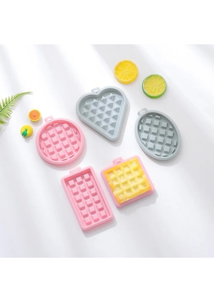 Pembe Tarzı Yüksek Sıcaklık Dayanımı Malzeme Silikon Waffle Kalıpları Kalp Yuvarlak Kare Pişirme Kek Kalıbı Çikolatalı Bisküvi Pasta Kalıpları (Yurt Dışından) modelleri