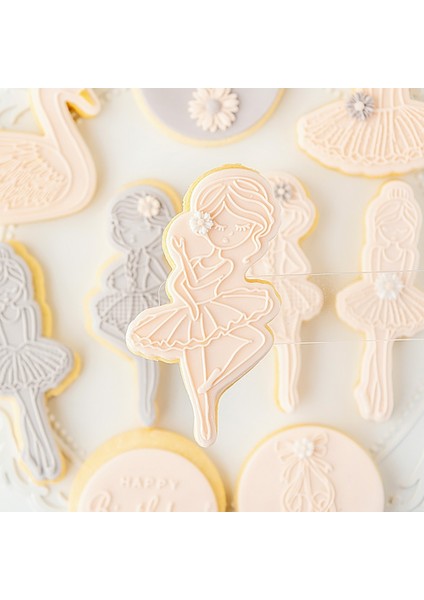 Bale Etek Kalıp Stili Bale Kız Doğum Günü Kuğu Kurabiye Piston Kesiciler Fondan Kek Kalıbı Bisküvi Sugarcraft Kek Dekorasyon Araçları Kurabiye Damgası (Yurt Dışından) fırsatları