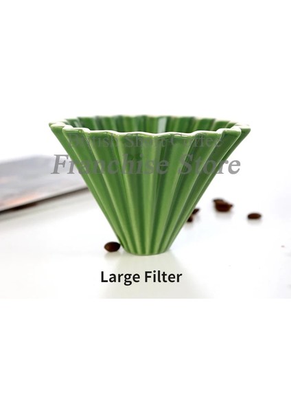 Büyük A2 Stili Hzsh Ceramicwood Kahve Damlatıcı Yeniden Kullanılabilir Filtreler V60 Cam Cam Kahve Filtresi Yeniden Kullanılabilir Kahve Filtreleri Kahve Araçları (Yurt Dışından)