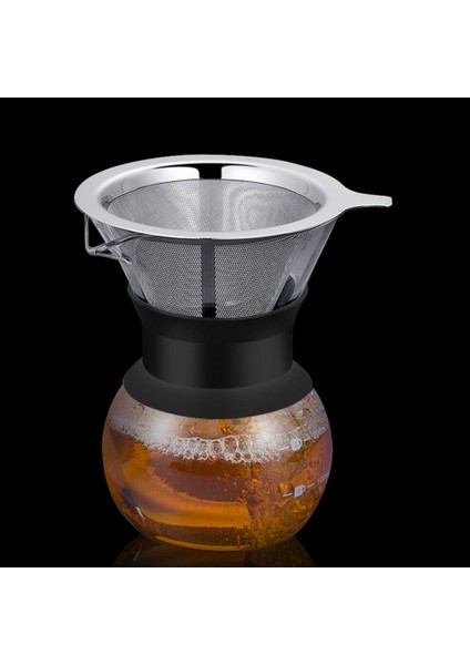 Yeniden Kullanılabilir Kahve Filtresi Paslanmaz Çelik Koni Kahve Filtre Sepetleri Kafes Süzgeç Kahve Damlatıcı Üzerine Dökün (Yurt Dışından) modelleri