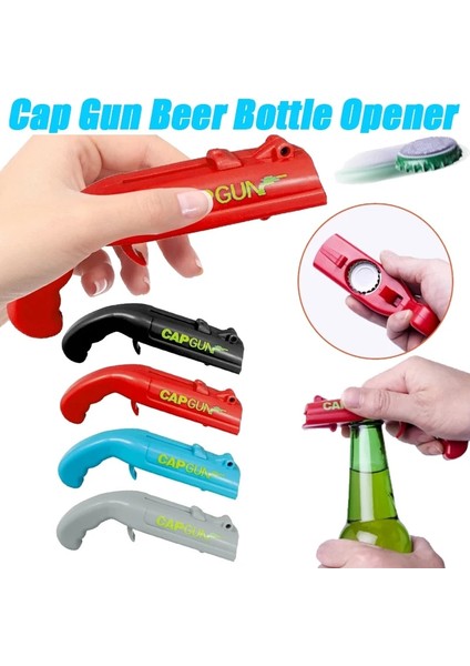 B Tarzı Kap Tabancası Bira Şişe Açacağı Uçan Kap Başlatıcısı Atıcı Parti Bar Araçları Içme Oyunu Oyuncak Konserve Açacağı Mutfak Gadget Aksesuarları (Yurt Dışından) indirimleri