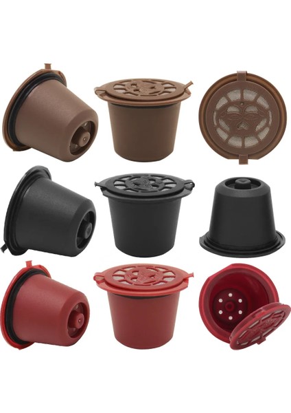 Kumral Tarzı 1 Adet Nespresso Doldurulabilir Kahve Kapsül Fincan Yeniden Kullanılabilir Kahve Kapsül Kaşık Fırça Kahve Filtreleri Kahve Aksesuarları Aracı (Yurt Dışından) indirimleri