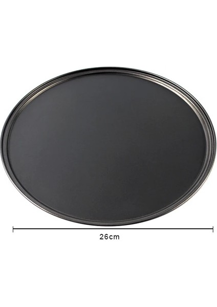 26CM Delik Stili Yok Yapışmaz Karbon Çelik Pizza Sebzelik Tepsiler Fırın Delikli Yuvarlak Derin Çanak Plaka Bakewave Kalıp Fırın Ev Mutfak Gereçleri (Yurt Dışından)