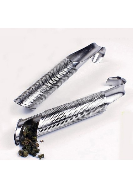 Çay Demlik Süzgeç Stili Paslanmaz Çelik Çay Demlik Süzgeç Boru Çay Kaşığı Demlik Gevşek Çay Baharat Filtre Aksesuarları Çay Yapma Araçları (Yurt Dışından)