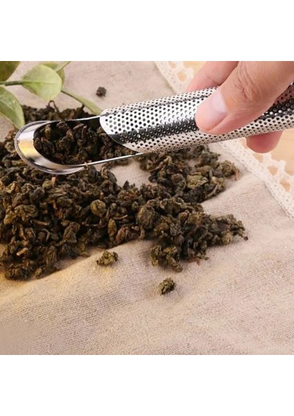 Çay Demlik Süzgeç Stili Paslanmaz Çelik Çay Demlik Süzgeç Boru Çay Kaşığı Demlik Gevşek Çay Baharat Filtre Aksesuarları Çay Yapma Araçları (Yurt Dışından) fırsatları