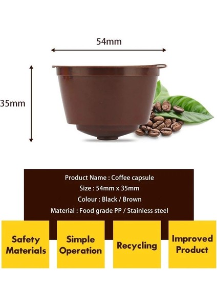 Stili Temizle Lmetjma 9 Renk Doldurulabilir Yeniden Kullanılabilir Dolce Gusto Kahve Kapsülleri Dolce Gusto Makineleri Için Bpa Içermeyen Kahve Kapları Kahve Filtresi Seti (Yurt Dışından) fiyatları