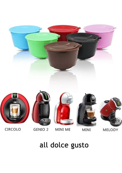 Stili Temizle Lmetjma 9 Renk Doldurulabilir Yeniden Kullanılabilir Dolce Gusto Kahve Kapsülleri Dolce Gusto Makineleri Için Bpa Içermeyen Kahve Kapları Kahve Filtresi Seti (Yurt Dışından) indirimleri