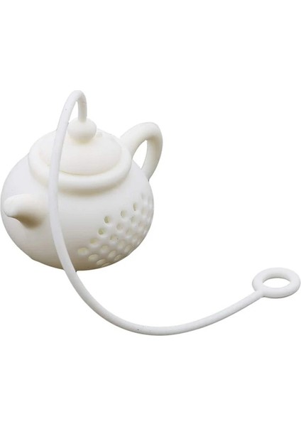 Beyaz Stil 5 Stilleri Silikon Çay Demlik Gevşek Çay Yaprağı Süzgeç Bitkisel Baharat Filtre Difüzör Çilek Limon Tasarım Çay Süzgeç Drinkware (Yurt Dışından)