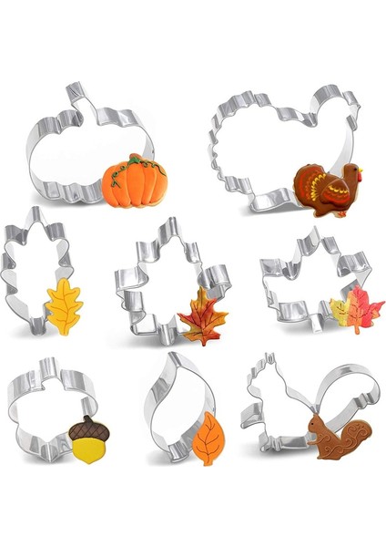 Açık Gri Tarzı Paslanmaz Çelik Kurabiye Kesici Seti Tren Uçak Ars Şekil Fondan Kek Kabartma Kurabiye Kalıbı Şeker El Sanatları Bisküvi Kalıbı (Yurt Dışından)