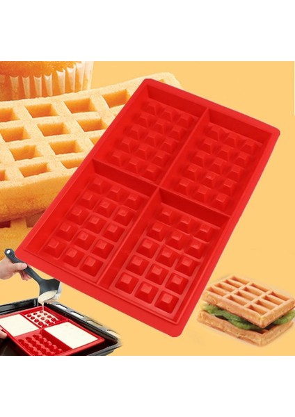 Kalp Girdap Kalıp Stili Yapışmaz Silikon Waffle Kalıp Mutfak Bakeware Kek Kalıp Makineleri Fırın Için Yüksek Sıcaklık Pişirme Seti (Yurt Dışından) modelleri