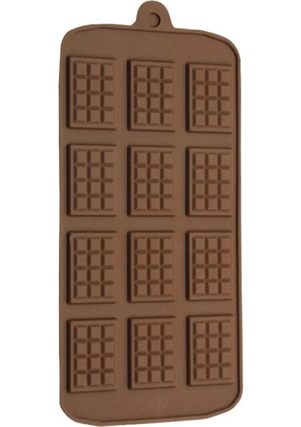 No.4 Tarzı 12 Hatta Çikolata Kalıp Silikon Yapışmaz Gofretler Kalıp Kafes Şekli 3D Fondan Kek Dekorasyon Dıy Şeker Çubuğu Pişirme Araçları (Yurt Dışından) modelleri