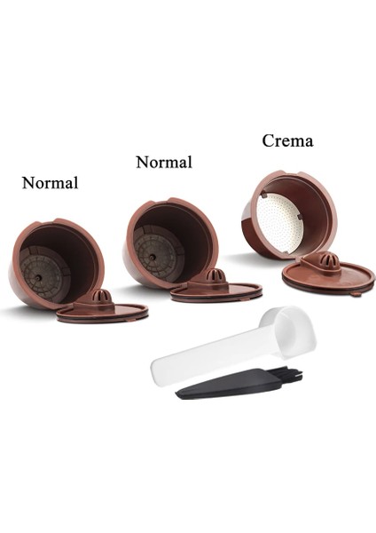 Koyu Haki Stili Nescafe Dolce Gusto Paslanmaz Çelik Kahve Kapsülü Için Yeniden Kullanılabilir Filtre Bölmesi Plastik Doldurulabilir Dolci Gusto Kahve Damlatıcı Sepeti (Yurt Dışından)