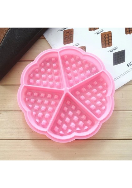Pembe Tarzı Silikon Waffle Kalıbı Büyük Kil Dekorasyon Geometrisi Silikon Fırın Tepsisi Için Pasta Aletleri Kurabiye Fırını Pişirme Araçları (Yurt Dışından)