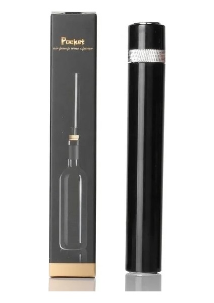 Gümüş Tarzı Hava Pompası Şarap Şişe Açacağı Güvenli Taşınabilir Paslanmaz Çelik Ork Sökücü Hava Basıncı Tirbuşon Mutfak Aletleri Bar Aksesuarları (Yurt Dışından)