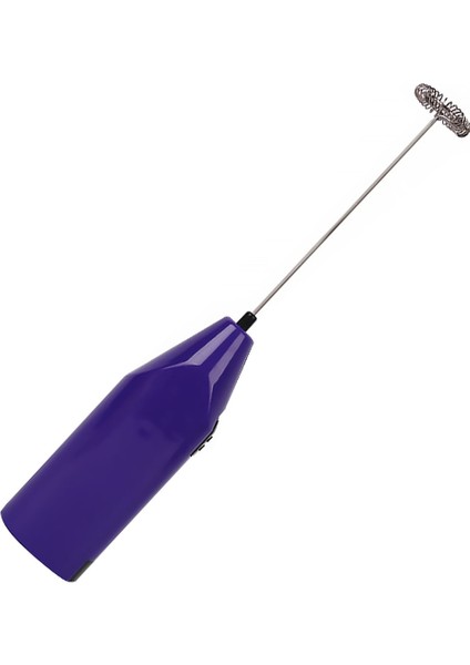 Mor Tarzı Sütlü Içecek Kahve Çırpma Mikser Elektrikli Yumurta Çırpıcı Frother Foamer Mini Saplı Karıştırıcı Pratik Mutfak Pişirme Aracı Gadget (Yurt Dışından)