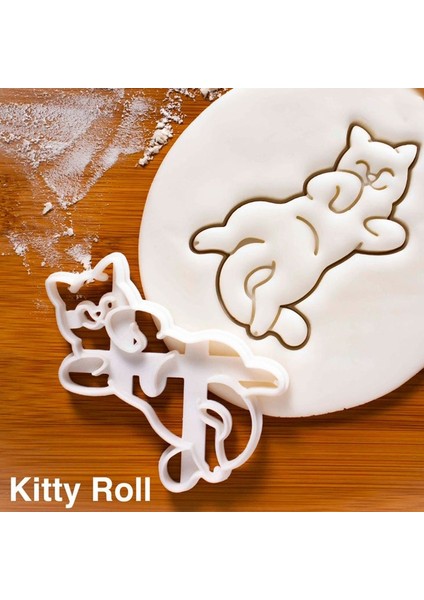 3 Adet Set Stili 3D Kedi Şekli Çerez Kesiciler Kalıp Sevimli Hayvan Kitty Kedi Bakeware Çocuklar Çocuklar Için Dıy Aracı Pişirme Kalıp Kek Tatlı Dekoratörler (Yurt Dışından)