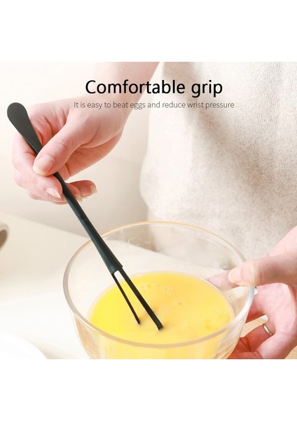 Siyah Stil Çok Fonksiyonlu Mini Plastik Yumurta Çırpma Yerden Tasarruflu Yumurta Çırpıcı Ev Mutfak Baharat Karıştırma Çubuğu Ev Mutfağı Gadget (Yurt Dışından)