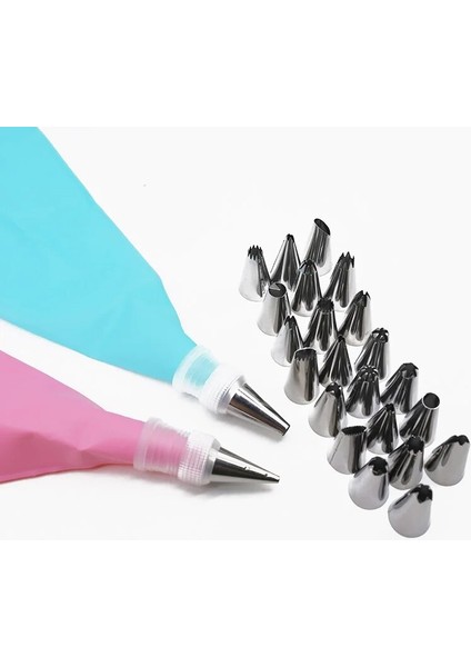 16 Adet Mavi Stil Licone Pasta Torbası Ipuçları Mutfak Dıy Buzlanma G Krem Yeniden Kullanılabilir Pasta Torbaları Meme Seti Kek Dekorasyon Araçları (Yurt Dışından) fiyatları