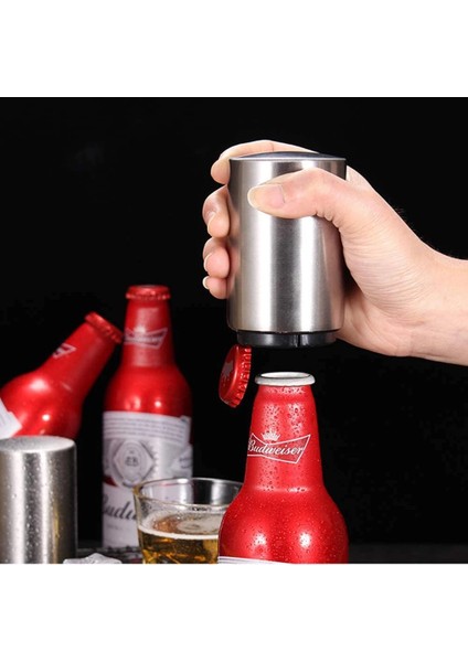 Altın Tarzı Otomatik Bira Şişe Açacağı Mıknatıs Bira Açacağı Paslanmaz Çelik Aşağı Açacağı Şarap Bira Soda Kapağı Açacağı Mutfak Aksesuarları (Yurt Dışından) fiyatları