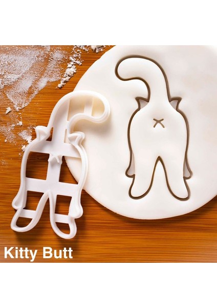 3 Adet Set Stili 3D Kedi Şekli Çerez Kesiciler Kalıp Sevimli Hayvan Kitty Kedi Bakeware Çocuklar Çocuklar Için Dıy Aracı Pişirme Kalıp Kek Tatlı Dekoratörler (Yurt Dışından)