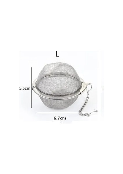 L Tarzı 1 Adet Paslanmaz Çelik Çay Demlik Küre Kilitleme Baharat Çay Topu Süzgeç Örgü Demlik Çay Filtresi Süzgeçler Mutfak Gereçleri (Yurt Dışından)
