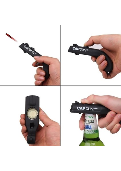 Mavi Stil Konserve Açacakları Yaylı Kapak Mancınık Fırlatıcı Tabanca Şekli Bar Aracı Içecek Açma Atıcı Bira Şişe Açacağı Yaratıcı Parti (Yurt Dışından) modelleri