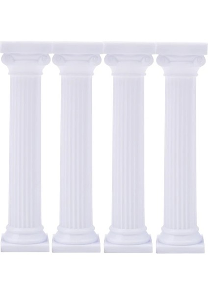 Stil2 Stili Et Beyaz Yunan Sütunları Sevgililer Günü Pastası Katmanlı Ayırıcı Destek Standı Dekor Düğün Pastası Standları Fondan Destek Kalıbı (Yurt Dışından)