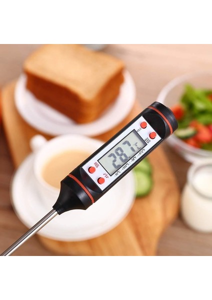 Beyaz Stil Sıcak Satış Et Termometresi Mutfak Dijital Pişirme Suyu Süt Gıda Probu Elektronik Barbekü Pişirme Araçları Sıcaklık Göstergesiaracı (Yurt Dışından) modelleri