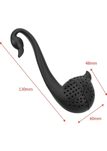 Siyah Beyaz Tarzı Çay Demlik Kuğu Gevşek Çay Süzgeç Drinkware Aksesuarları Bitki Baharat Filtresi Difüzör Çay Aletleri Kahve Filtresi (Yurt Dışından) modelleri