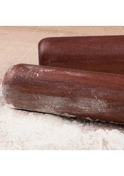 50CM Tarzı Akasya Ahşap Oklava Kabartma Oklava Pişirme Pasta Ekmek Hamur Rulo Noel Ahşap Mutfak Aletleri Fırın Aksesuarları (Yurt Dışından) indirimleri