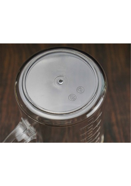Açık Yeşil Tarzı Akrilik Plastik Dereceli Ölçme Kabı Sıvı Konteyner Epoksi Relicone Yapma Aracı Şeffaf Karıştırma Kabı Ölçüm Kaşığı (Yurt Dışından)
