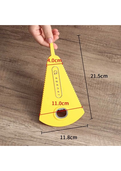 Sarı Stil Vidalı Can Şişe Açacağı Kapağı Mutfak Aleti Için Çok Kavanoz Kapağı Açacakları Kolay Büküm Kavrama Araçları Manuel Ayarlanabilir Silikon (Yurt Dışından)