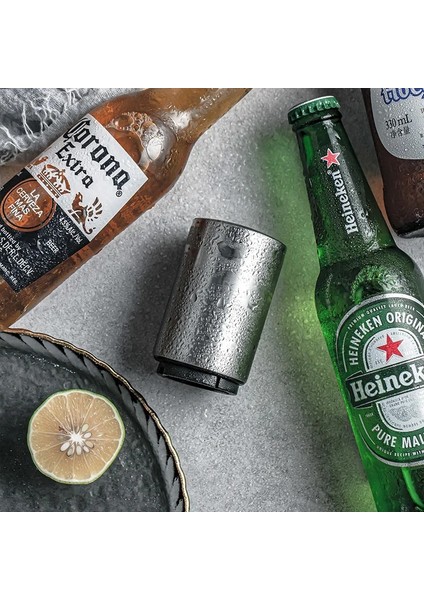 No.1 Tarzı Paslanmaz Çelik Şişe Açacağı Otomatik Mıknatıs Açacağı Tirbuşon Bira Soda Kapağı Şarap Şişe Açacağı Mutfak Bar Aracı Aksesuarları (Yurt Dışından) fiyatları