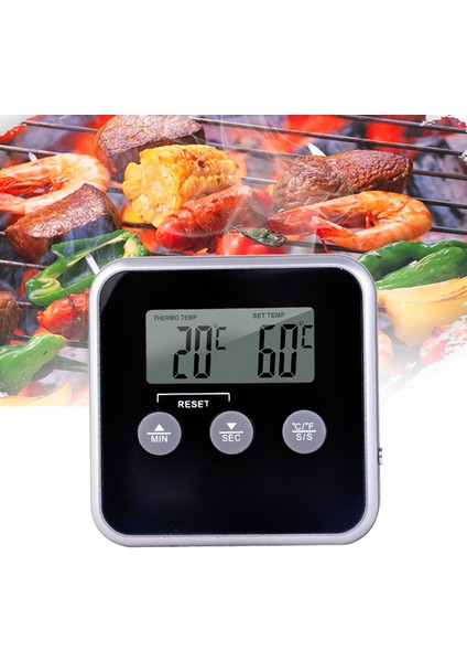 1 Adet Siyah Stil 1 Adet Dijital Mutfak Termometresi Barbekü Elektronik Dijital Gıda Probu Termometre Barbekü Su Süt Et Sıcaklığı Mutfak Gereçleri (Yurt Dışından) modelleri