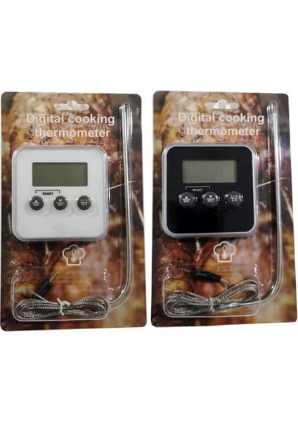 1 Adet Siyah Stil 1 Adet Dijital Mutfak Termometresi Barbekü Elektronik Dijital Gıda Probu Termometre Barbekü Su Süt Et Sıcaklığı Mutfak Gereçleri (Yurt Dışından) indirimleri