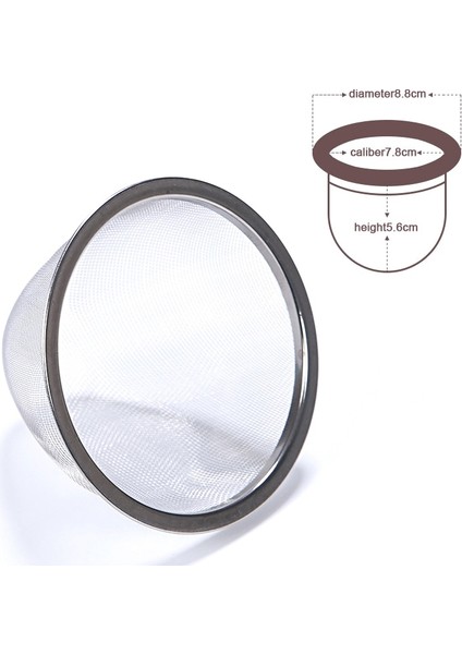 Bordo Tarzı Yeniden Kullanılabilir Paslanmaz Çelik Hasır Çay Demlik Süzgeç Demlik Çay Yaprağı Baharat Filtre Drinkware Mutfak Aksesuarı (Yurt Dışından)