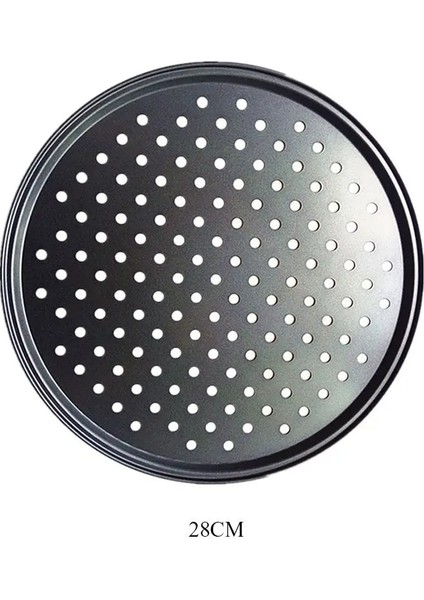 No.3 Tarzı 12 Inç Yuvarlak Pizza Tabağı Pizza Araçları Derin Bulaşık Tepsisi Karbon Çelik Yapışmaz Kalıp Pişirme Aracı Pişirme Kalıbı Pan Pıtırtı (Yurt Dışından)