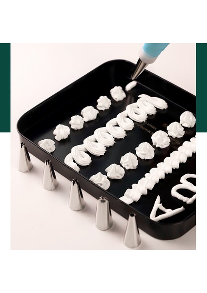 E14-14PCS-MAVI Tarzı Silikon Pasta Torbası G Nozullar Dondurma Kremalı Kek Dekorasyon Araçları Pasta Çantaları + 24 Nozul Seti Yeniden Kullanılabilir Ipuçları Mutfak (Yurt Dışından) fiyatları