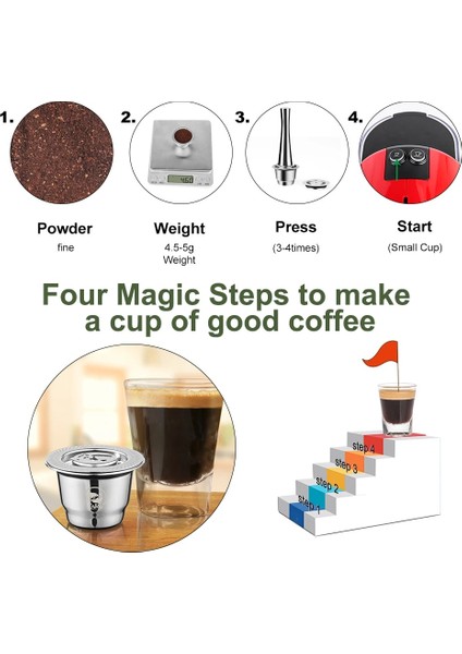 Koyu Gri Tarzı Icafilasicafilas Nespresso Için Vip Link Yeniden Kullanılabilir Doldurulabilir Kapsül Crema Espresso Yeniden Kullanılabilir Nespresso Için Yeni Doldurulabilir (Yurt Dışından) fırsatları