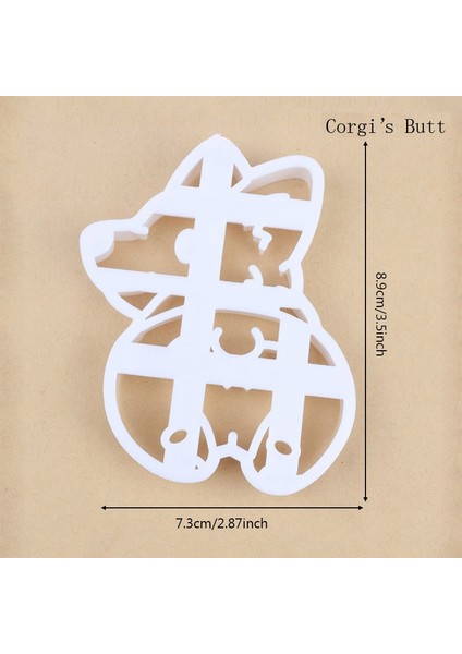 1 Adet Bir Stil Et Dıy Aracı Kek Dekorasyon Kurabiye Kalıbı 3 Tip Sevimli Corgi Köpek Şekilli Kurabiye Kesiciler Kalıp Mutfak Bakeware Araçları Kurabiye (Yurt Dışından)