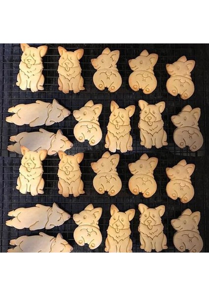 1 Adet Bir Stil Et Dıy Aracı Kek Dekorasyon Kurabiye Kalıbı 3 Tip Sevimli Corgi Köpek Şekilli Kurabiye Kesiciler Kalıp Mutfak Bakeware Araçları Kurabiye (Yurt Dışından) fırsatları