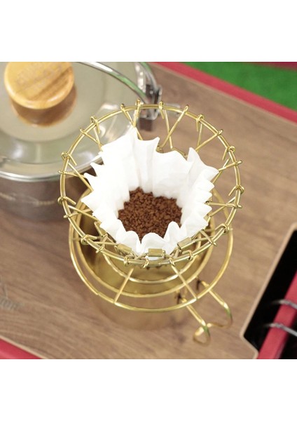 Gümüş Tarzı Katlanabilir Kahve Damlatıcı Filtre Kağıt Tutucu Dağıtıcı Depolama Standı Kamp Katlanır Kahve El Yapımı Koleksiyon Aksesuarları (Yurt Dışından) indirimleri