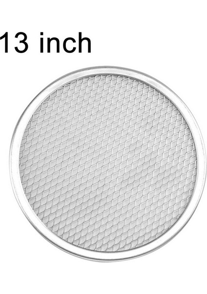 13 Inç Tarzı Alüminyum Çelik Yapışmaz Pizza Taşları Pizza Tavası Pizza Fırın Tepsisi Tepsi Örgü Tepsi Plaka Yemekleri Bakeware Pişirme Araçları 6- (Yurt Dışından)